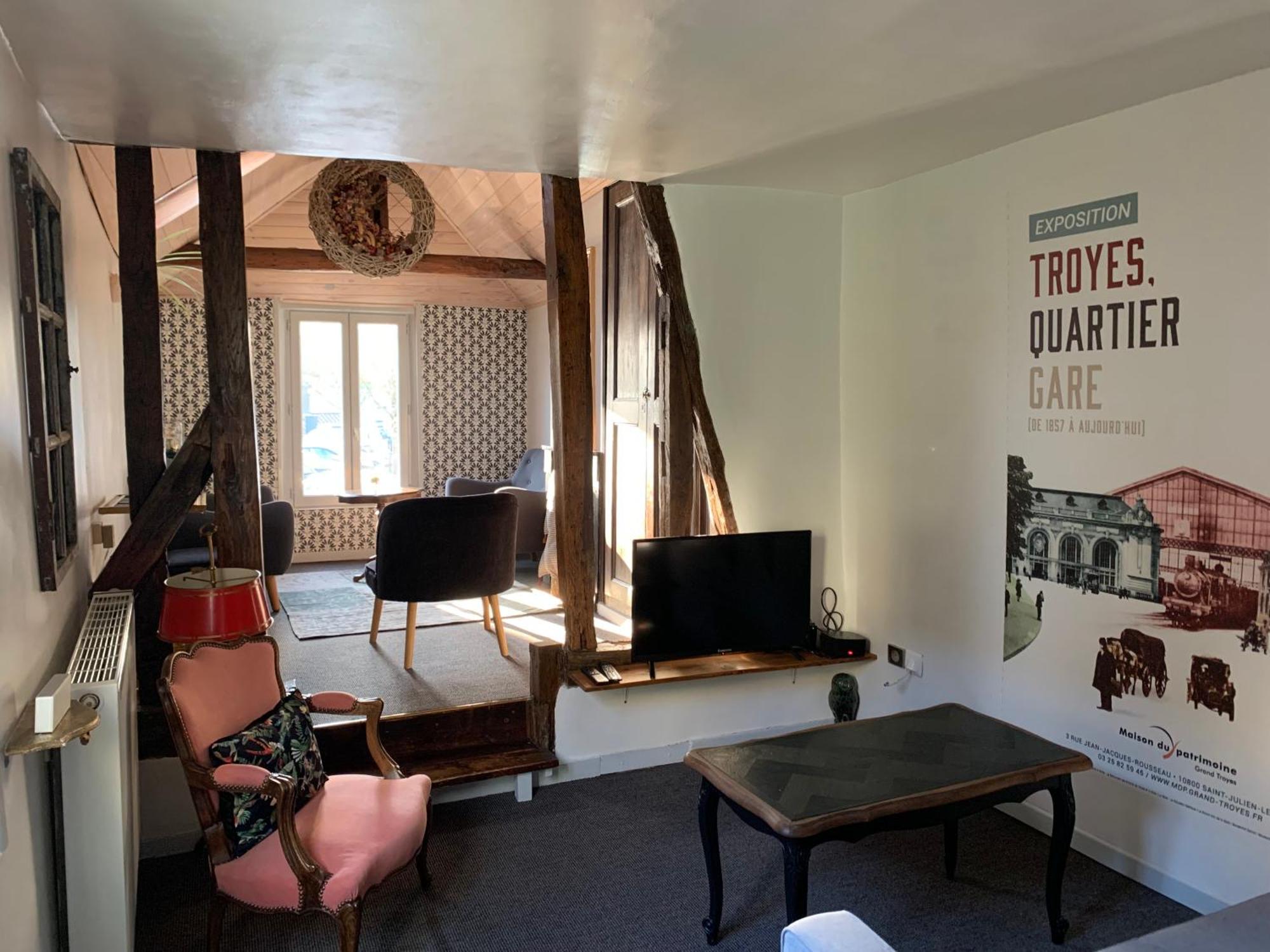 טרואה Duplex La Maisonnette 1 Chambre - Parking Gratuit מראה חיצוני תמונה